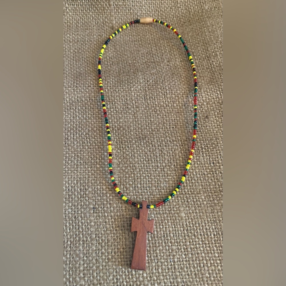 African beaded necklace